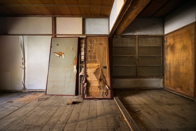 Fond intérieur de la maison hantée