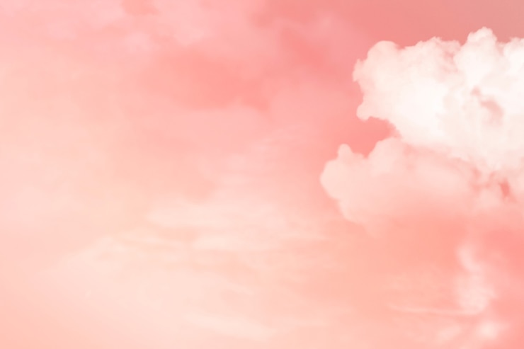 Photo gratuit fond mignon avec ciel et nuages