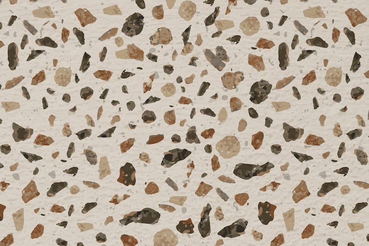Photo gratuit fond de modèle de terrazzo, conception esthétique