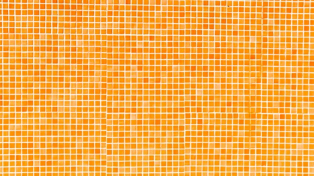 Fond de mosaïque de piscine orange