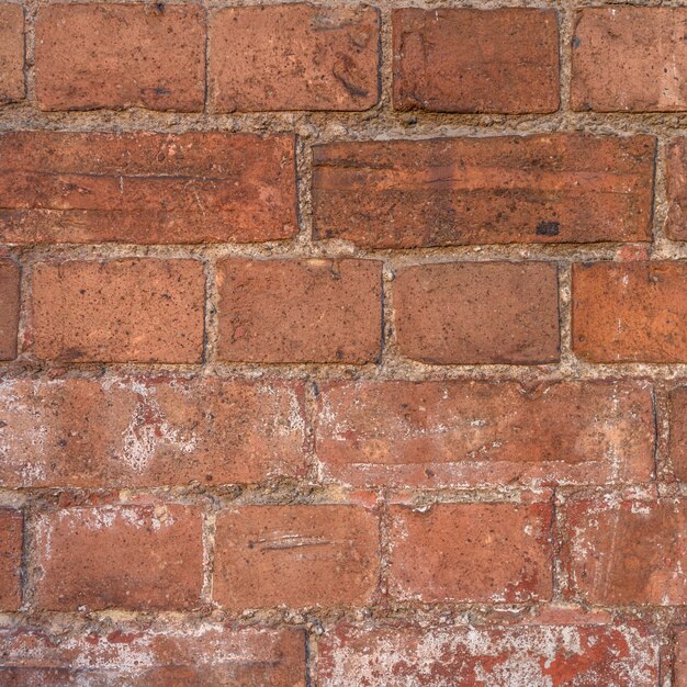 Fond de mur en briques rouges