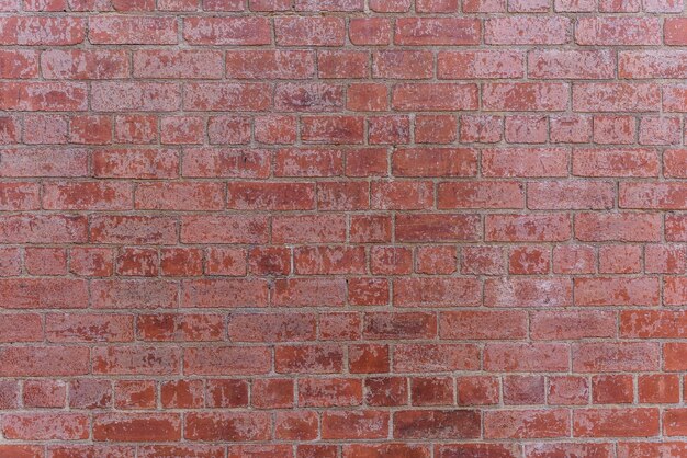 Fond de mur en briques rouges