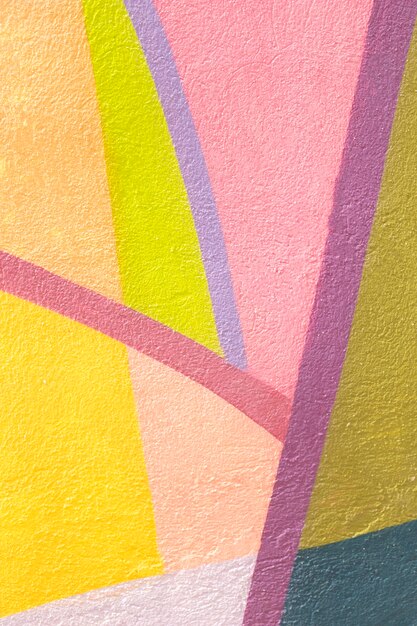 Fond de mur de formes colorées