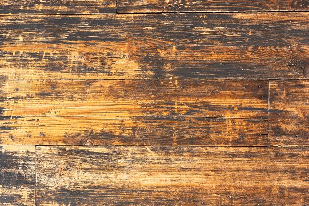 Fond de mur de planches de bois âgés
