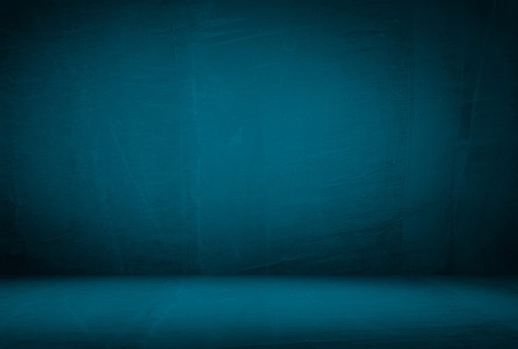 Photo gratuit fond de mur de studio de texture béton bleu grunge vintage avec vignette.