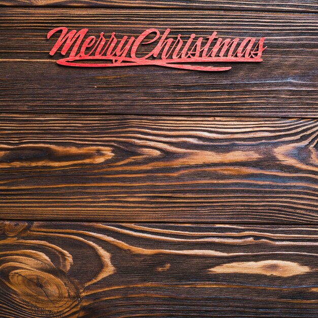 Fond de Noël sur la texture en bois