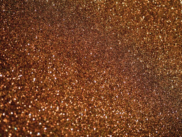 Fond de paillettes marron vue de dessus