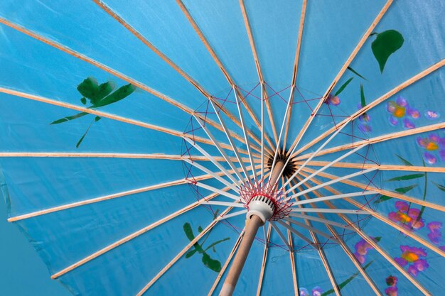 Fond avec parapluie traditionnel japonais wagasa
