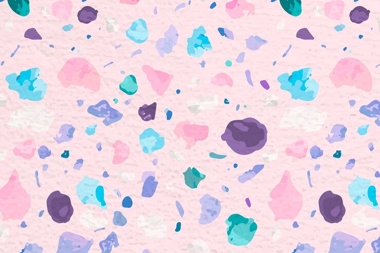 Photo gratuit fond pastel, design esthétique terrazzo