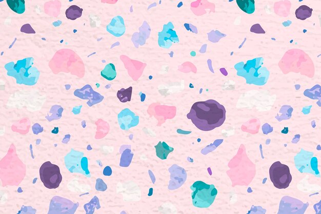 Fond pastel, design esthétique Terrazzo