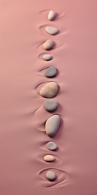 Fond de pierre zen minimaliste