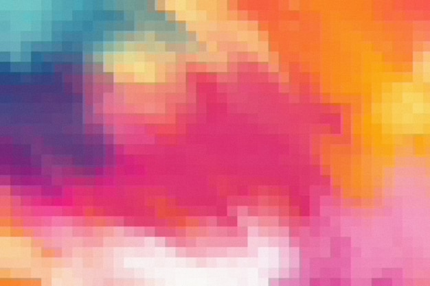Fond de pixel abstrait et coloré