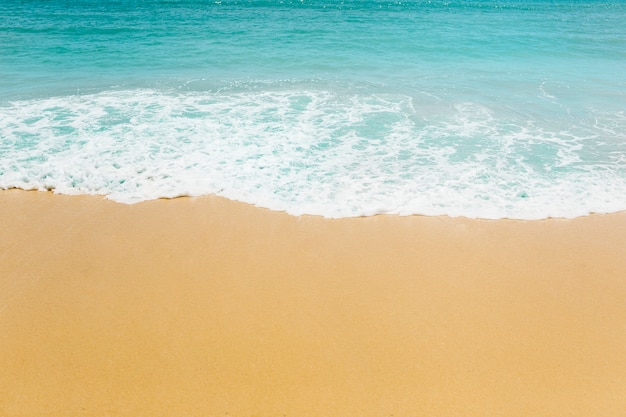 Photo gratuite fond de plage avec des vagues