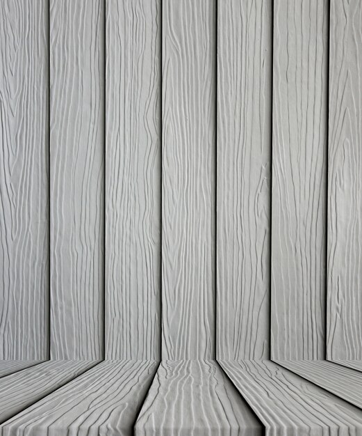 fond de plancher en bois gris vide