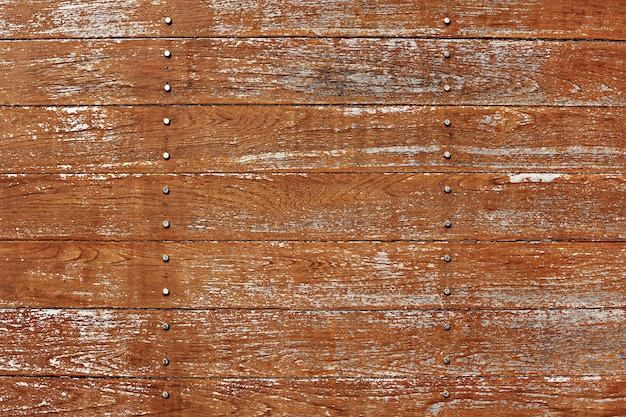 Fond de plancher texturé en bois brun rayé