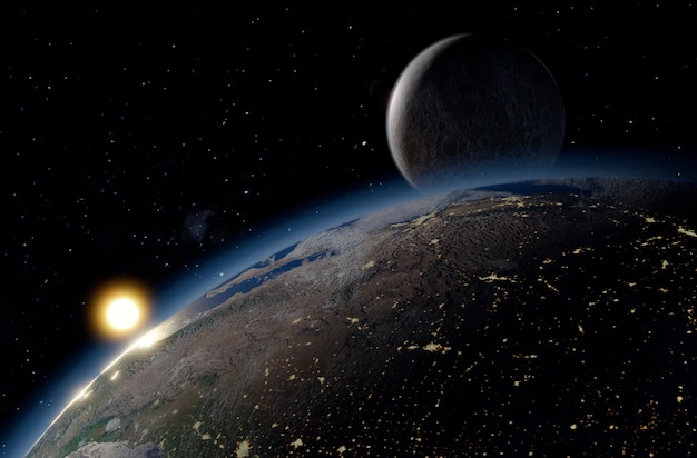 Fond de planète terre