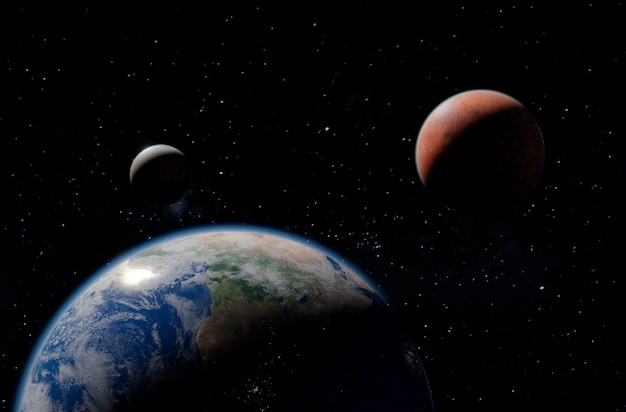 Fond de planète terre