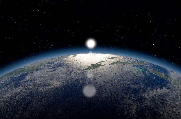 Fond de planète terre
