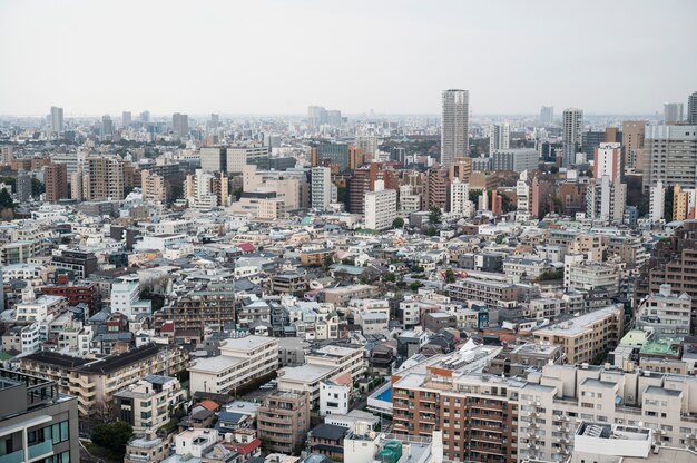 Fond de rue de tokyo moderne