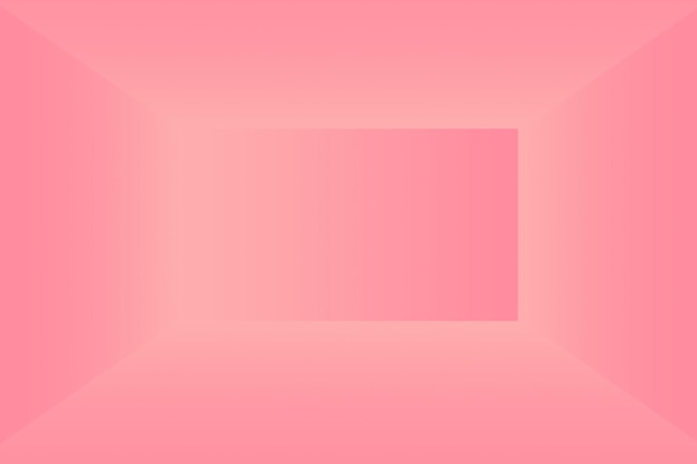 Photo gratuite fond de salle de studio rose clair lisse vide abstrait utiliser comme montage pour l'affichage du produitbannertemplate