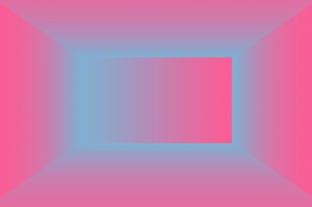 Fond de salle de studio rose clair lisse vide abstrait Utiliser comme montage pour l'affichage du produitbannertemplate