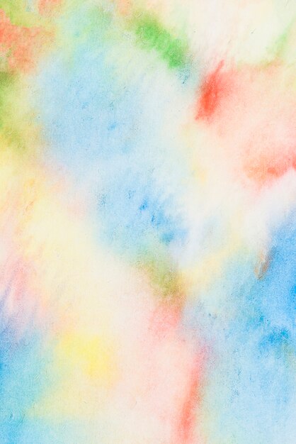 Fond de texture aquarelle peinte multicolore