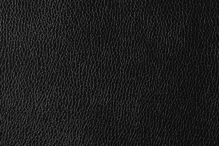 Photo gratuit fond texturé en cuir fin noir