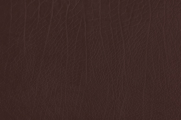 Fond texturé en cuir froissé marron foncé