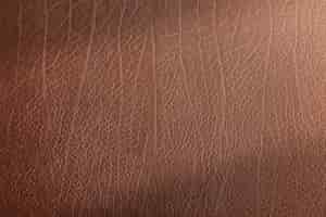 Photo gratuite fond de texture en cuir marron