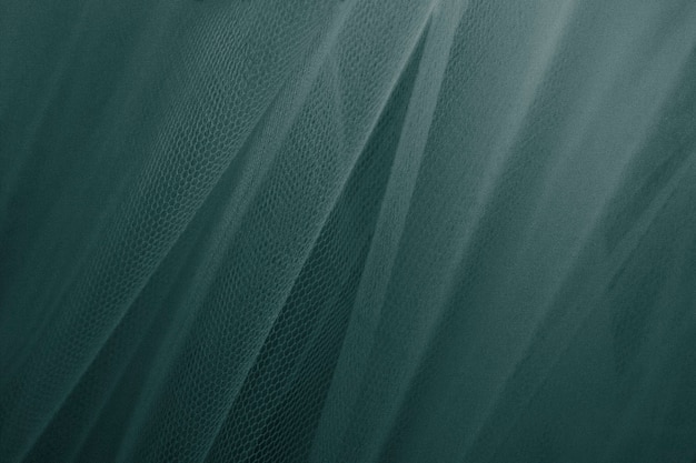 Photo gratuite fond texturé drapé tulle vert