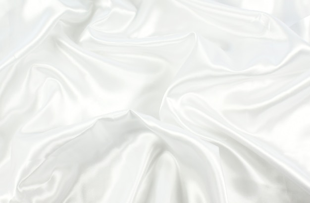 Fond de texture de satin blanc