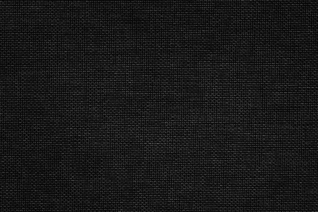 Fond texturé textile tissu noir