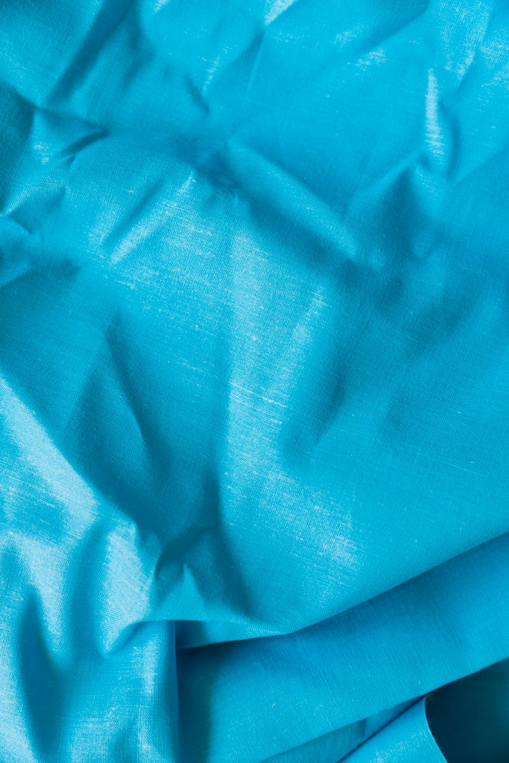 Photo gratuit fond de texture de tissu bleu