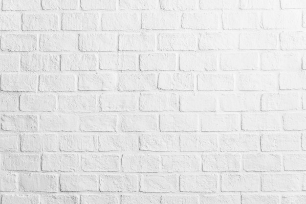 Fond de textures de mur de briques blanches