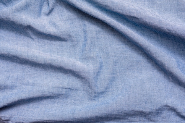 Fond de tissu bleu