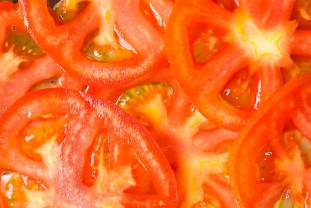 Fond de tomates rouges juteuses