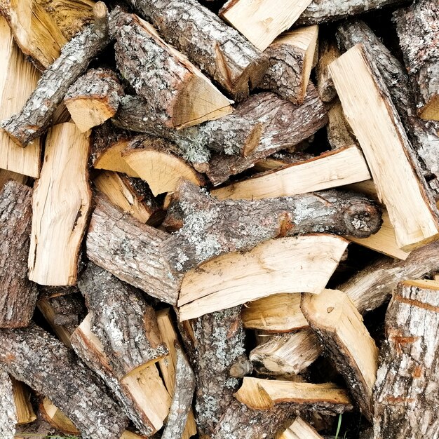 Fond de troncs de bois naturel