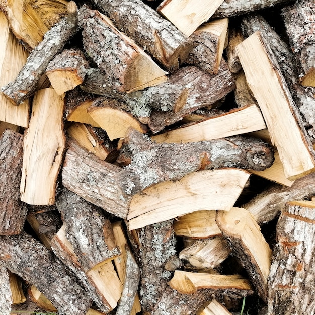 Fond de troncs de bois naturel