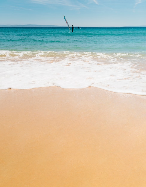 Fond de vague de plage.