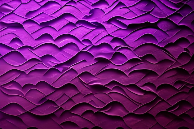 Fond de vagues violettes avec un fond violet
