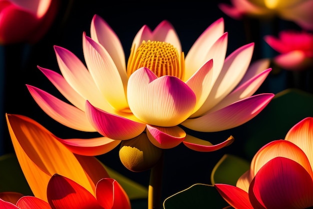 Fonds d'écran de fleurs de lotus téléchargeables gratuitement