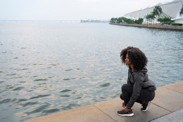 Formation féminine en plein air