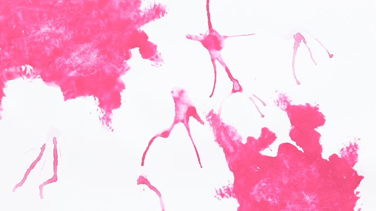 Photo gratuit formes aquarelles roses abstraites