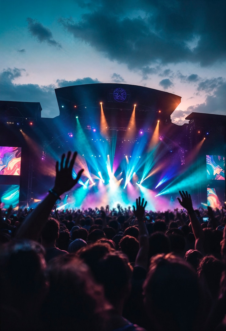 Photo gratuit la foule du concert