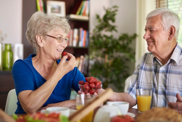 Les fraises fraîches comme source de vitamines