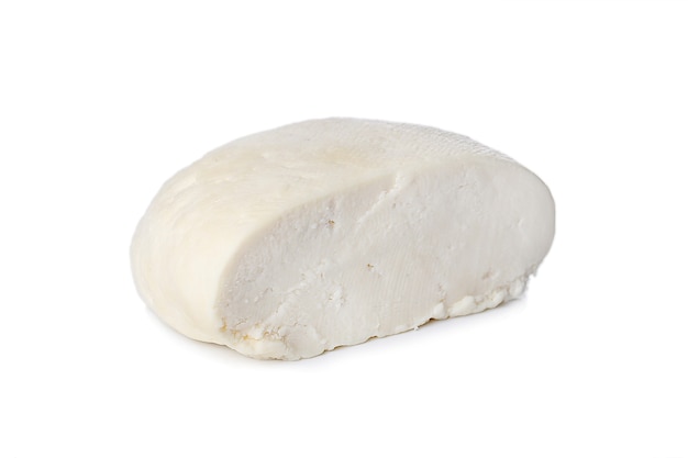 Photo gratuite fromage cottage sur une surface blanche
