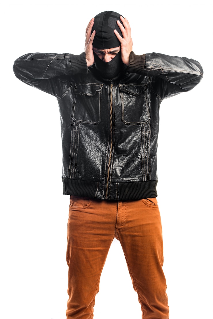 Photo gratuit frustré robber