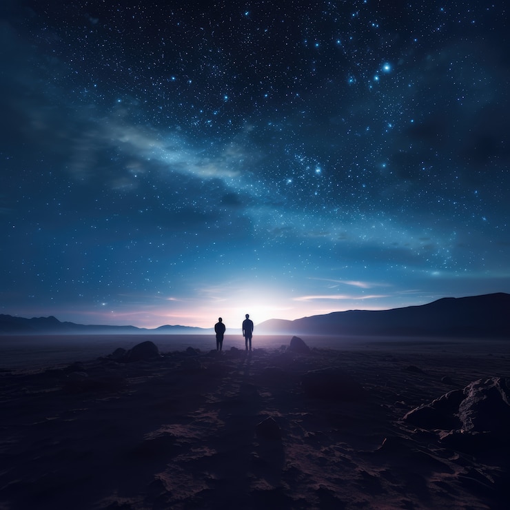 Photo gratuit la galaxie de l'art numérique