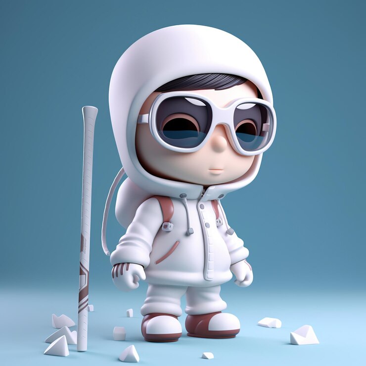 Des garçons super mignons en combinaison de ski sont prêts à dévaler les pistes et à s'amuser dans le pays des merveilles de l'hiver Generative Ai