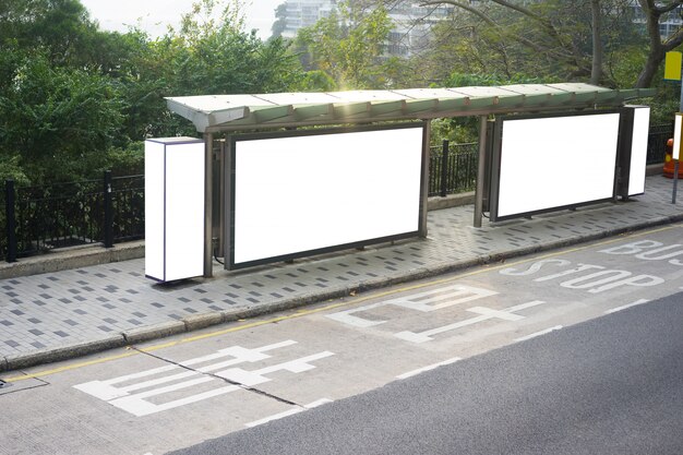 gare routière panneau